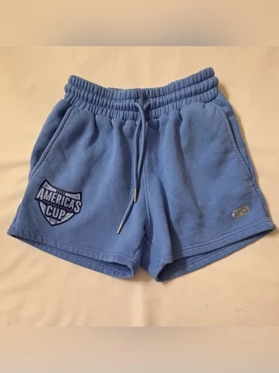NFINITY Blue Drawstring Athletic Fleece Shorts