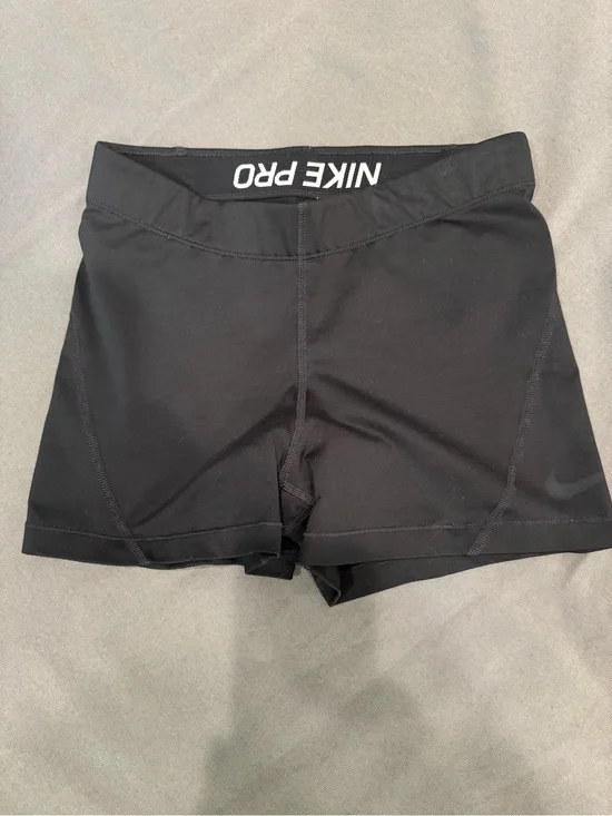 Nike Pro Shorts Women's S Black Dri-FIT 3 Inch Compression Training Layer Run