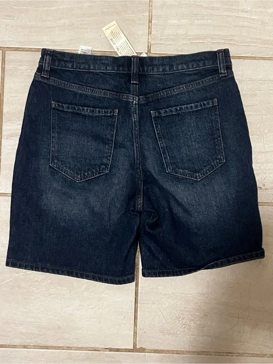 Banana Republic Factory Dark Indigo Denim Jean Shorts