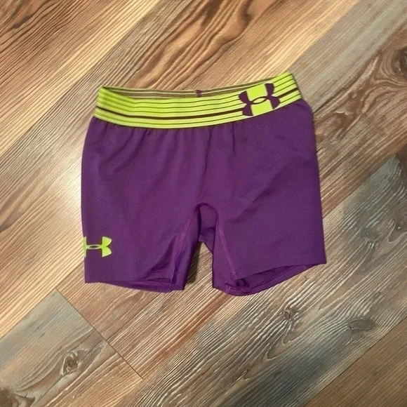 YOUTH under armour spandex shorts