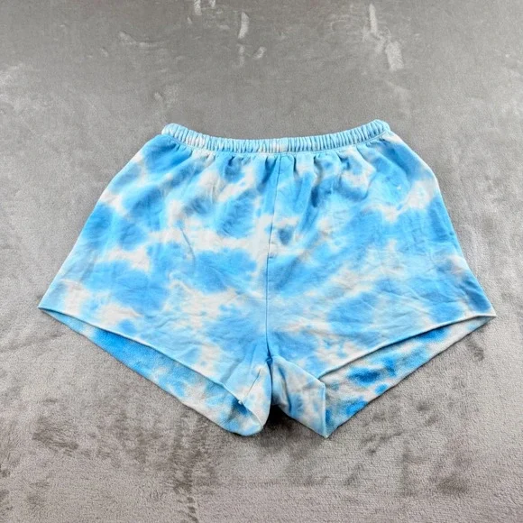 OFFLINE by Aerie Women's XS Blue Tie Dye Fleece Shorts