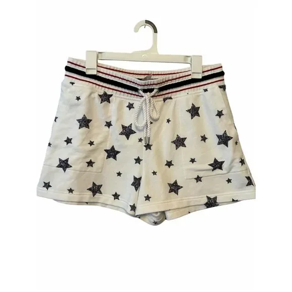 LOFT Lou & Grey Navy Star Print Lounge Shorts – Size Large