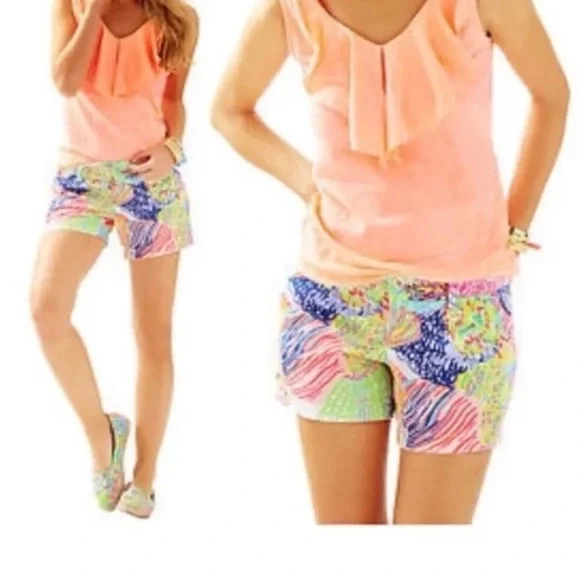 Lilly Pulitzer Shorts Roar Of The Seas