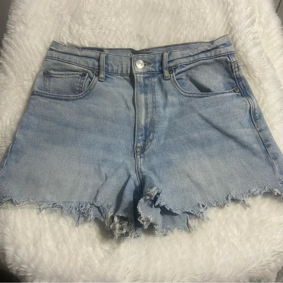 American Eagle Outfitters Light Blue Jean Shorts