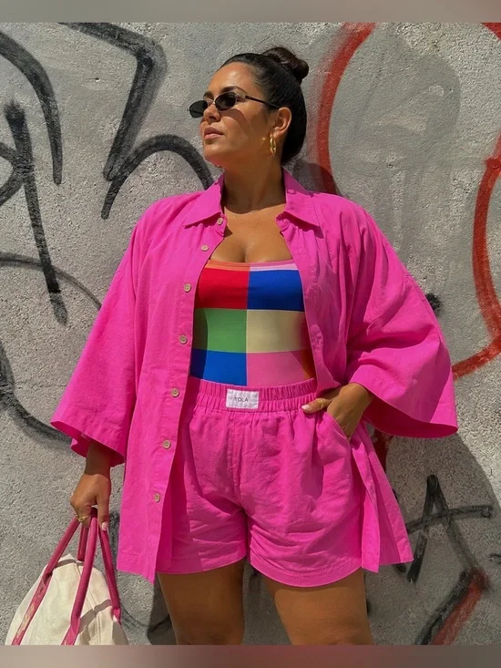 YOLA Shirt & Shorts Set EUC
