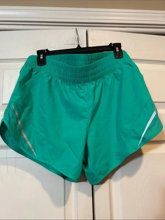 Athletic Works-  L - Teal Women’s Athletic Shorts with Reflective Accents