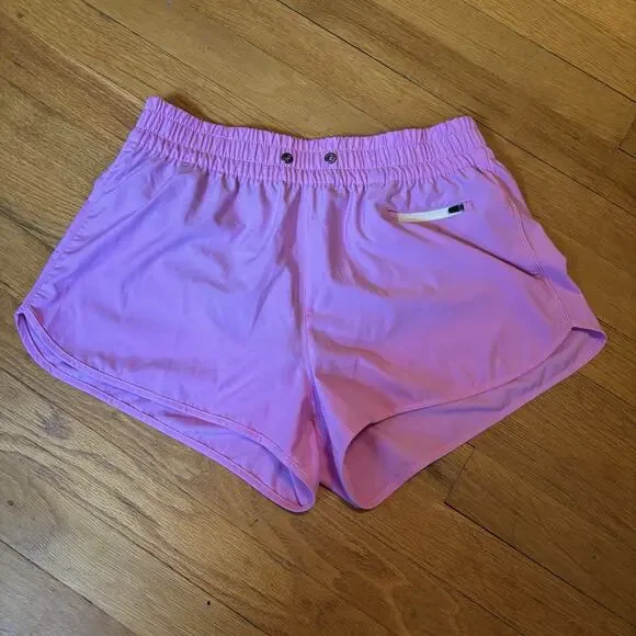 VUORI Women’s Clementine Short 2.0 Pink Medium No Drawstring Athleisure Workout