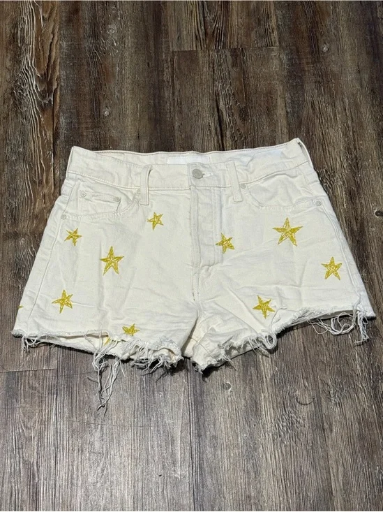 Mother Superior The Tomcat Kick Fray Shorts Women's 27 in Shoot For The Stars