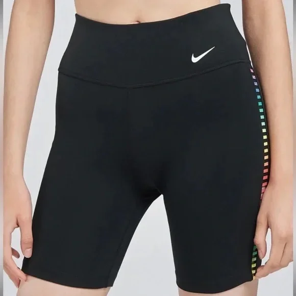 Nike Women`s One Rainbow Ladder 7” Shorts  Size S