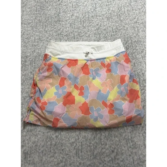 TravisMathew Dune Grass Floral Active Skort‎ Womens Large Multi Color 1LE071 NEW