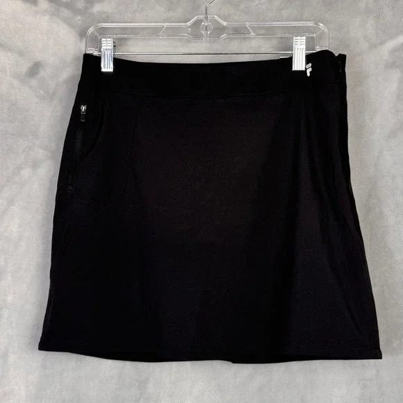 Fila Sport Skort Women Small Black Tru-Golf Wicking‎ Mid Rise Active MSRP: $40