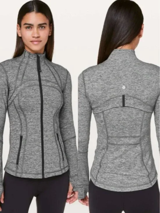 Lululemon Define Jacket Size 6 Full Zip Classic Athletic Activewear Sporty Chic