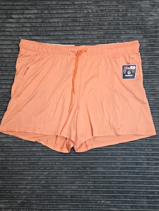 Women's Athletic Drawstring Shorts in Peach by Ultra Performance