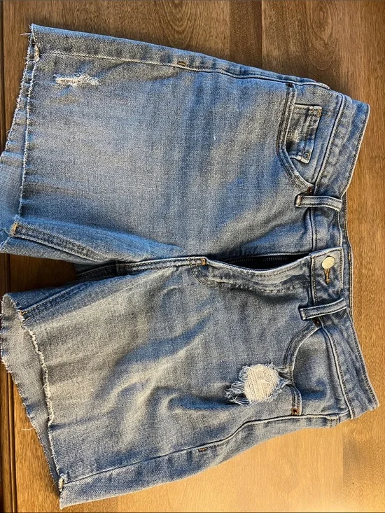 Old Navy Blue Denim High-Rise Straight Jeans