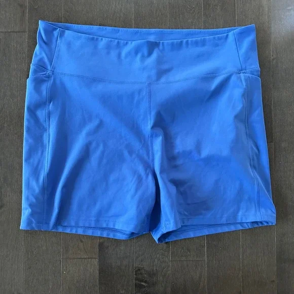 Girlfriend Collective Compressive Pocket Run Short Workout‎ Blue Purple 4XL