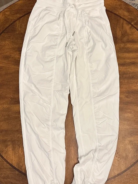 lululemon athletica White Ribbed Waistband Joggers
