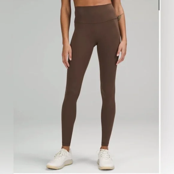 Lululemon Wunder Train High-Rise Tight Leggings Java Brown 25