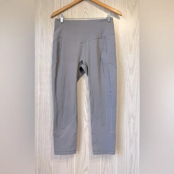 Lululemon Power Thru High-Rise Tight 25” Rhino Grey Size 10 LNC