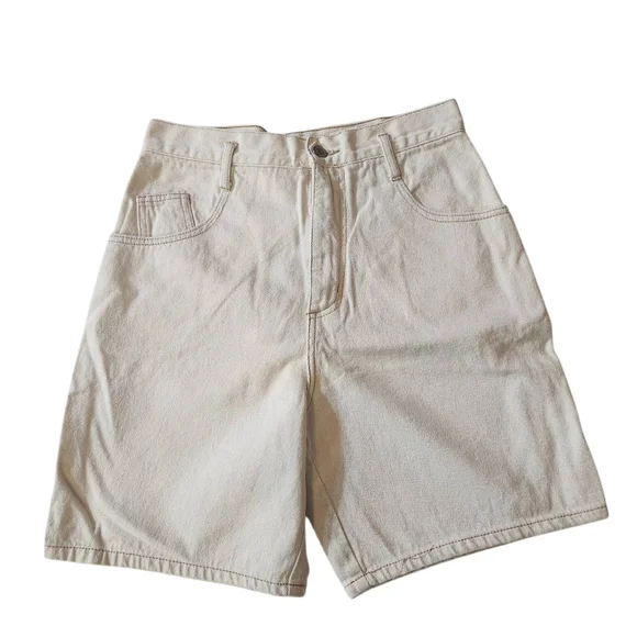 Vintage 90s Guess Ivory Women's Shorts‎ Size Medium