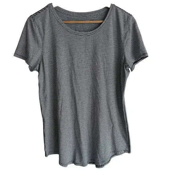 Lululemon Love Crew Short Sleeve T-shirt Tonka Black and White Stripe 8