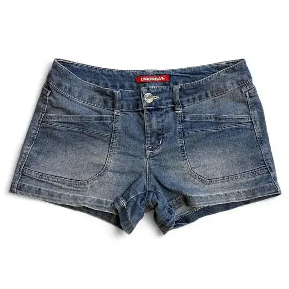 Unionbay Y2K Light Wash Denim Jean Shorts Size 7