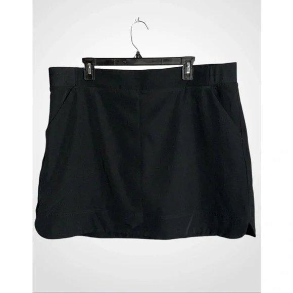 32 Degrees Black Skort With Pockets XL