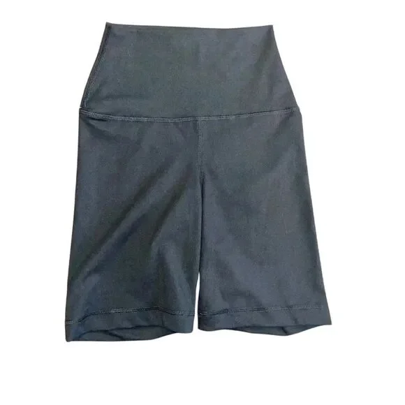 High-Rise Athletic Biker Shorts‎ Black Compression Workout Yoga Running F29