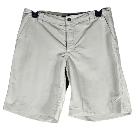 North Face Shorts Womens 6 Tan Nylon Adventure Hiking‎ Outdoor Trail Lightweight