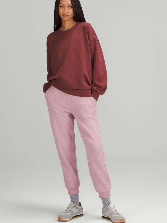 LULULEMON Perfectly Oversized Crew Smoky Red Estimated Size 8