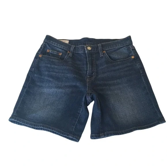 GAP Women 5 Inch‎ Mid Rise Dark Wash Denim Shorts Size 27
