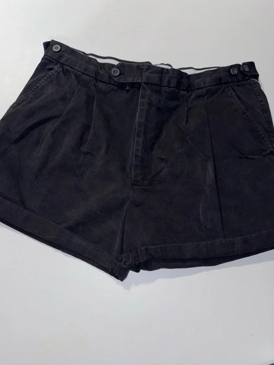 Vintage Givenchy Activewear Black Pleated‎ Shorts with Branded Tag
