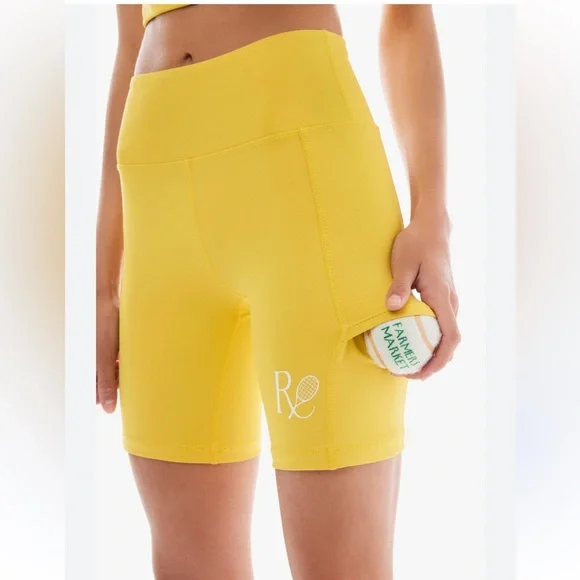 Farmer's Market Global Ball Pocket Biker Shorts / Mykonos yellow Size XS‎