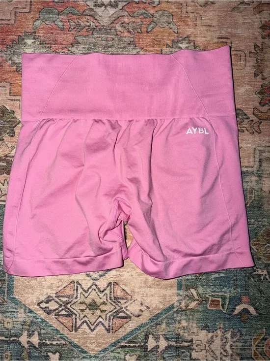 AYBL High-Waist Rose Pink Bike Shorts