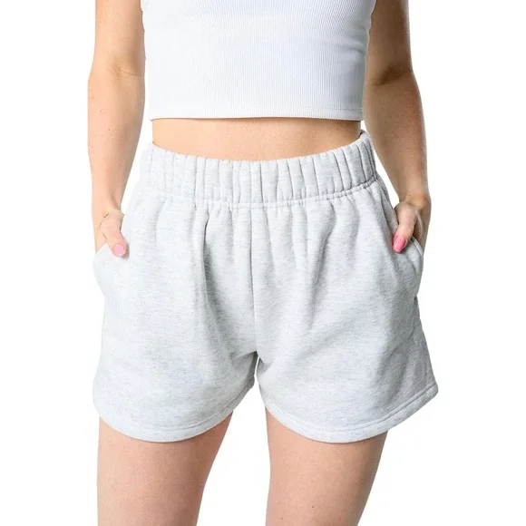 Kamo Fitness Sweat Shorts Heather Grey Lounge Athleisure Size XL‎