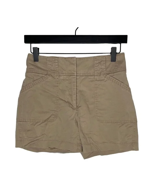 White House Black Market Women's Khaki Shorts Size 0 Chino Casual Summer