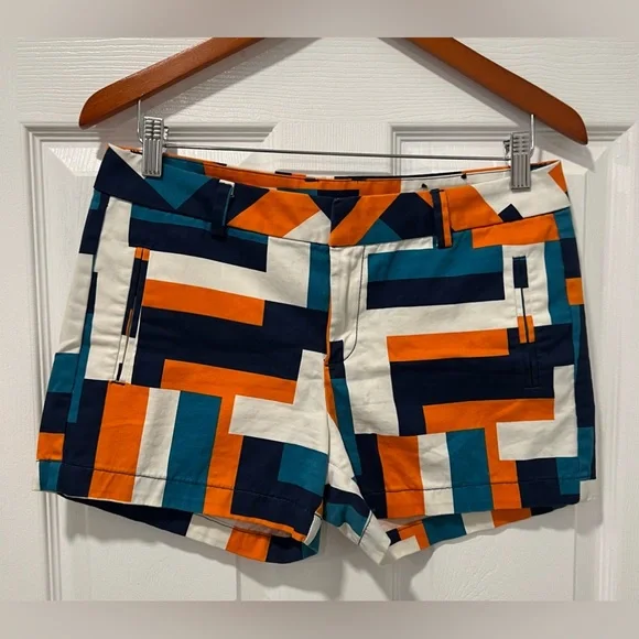Stylus Women’s Mid Rise Size 6 Colorful Shorts 100% Cotton Summer Outdoor