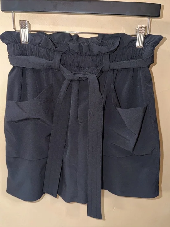 Athleta Skort Black  Athletic Activewear Skirt Size 0 Golf Tennis Gym Pockets