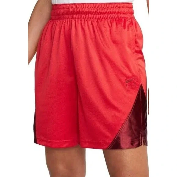Nike Women Loose Fit Red Basketball Shorts Size XS‎