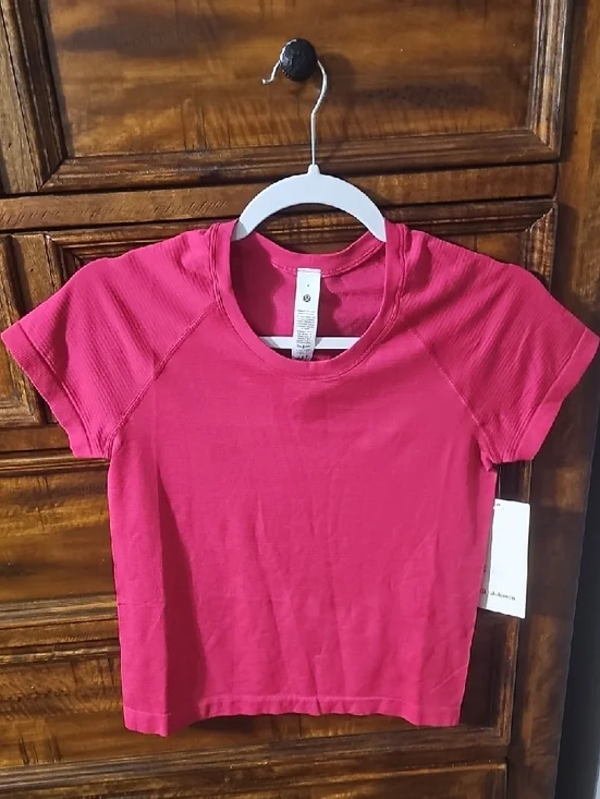 Lululemon Swiftly Tech Short Sleeve 2.0 RACE!! Nwts! PSNT Sz 6