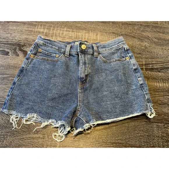 Rewash Brand High Rise‎ Cutoff Denim Shorts Medium Wash Blue Womens Size 3/26