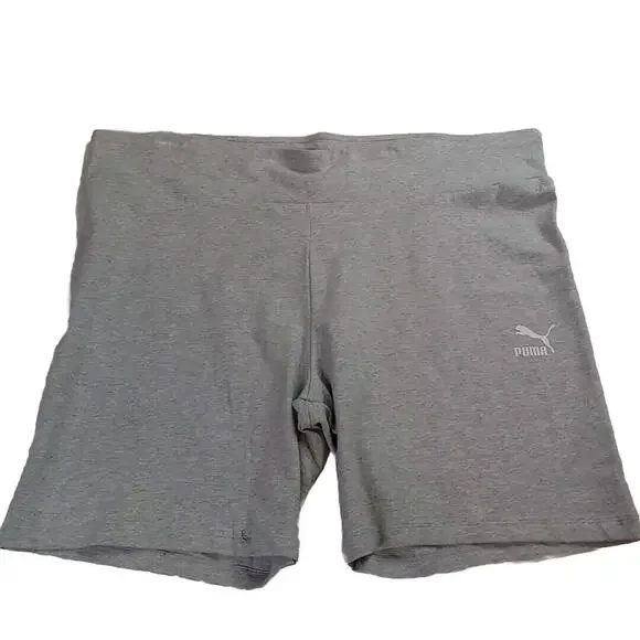Puma Classics Biker Shorts Women's 3X Gray 7