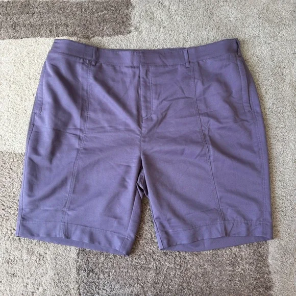 32‎ Degrees Cool Purple Stretch Golf Shorts Women 18 Elastic Waist Activewear