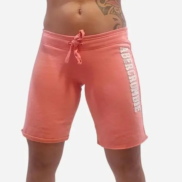 Abercrombie & Fitch Women's pink orange Shorts