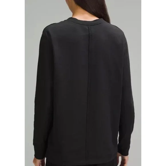 Lululemon Long‎ Sleeve Black Crew
