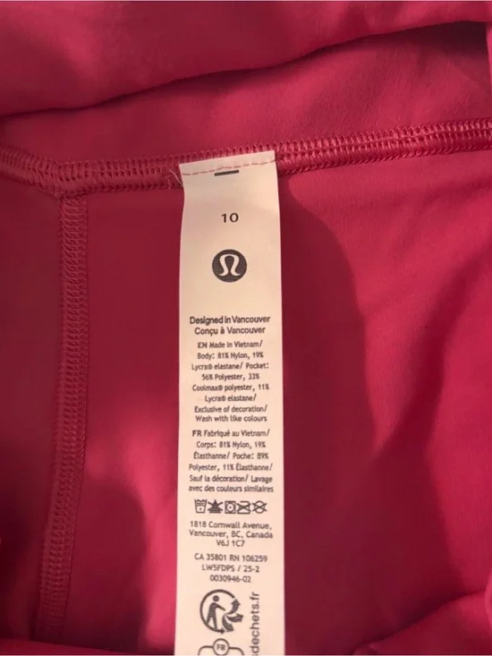 lululemon athletica Pink Leggings