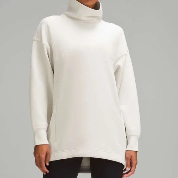 Lululemon Modal-Blend‎ Turtleneck Tunic-Bone