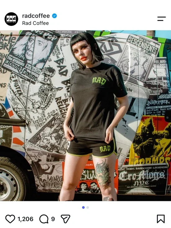 Rad Coffee Green Skull Dolphin Shorts - Brand New 3XL