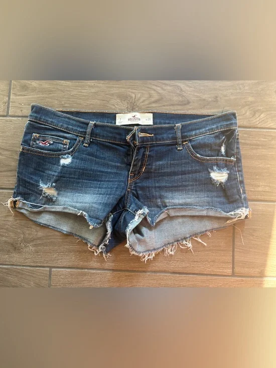 Hollister Denim Cutoff Frayed Shorts