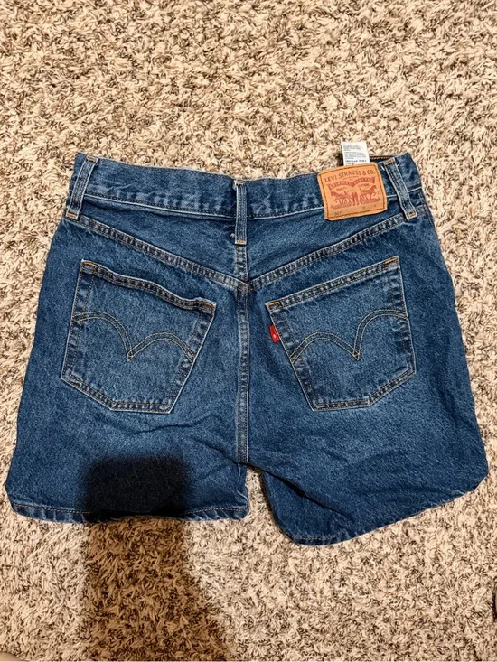 Levi's Women's Classic Blue Denim Cutoff Shorts