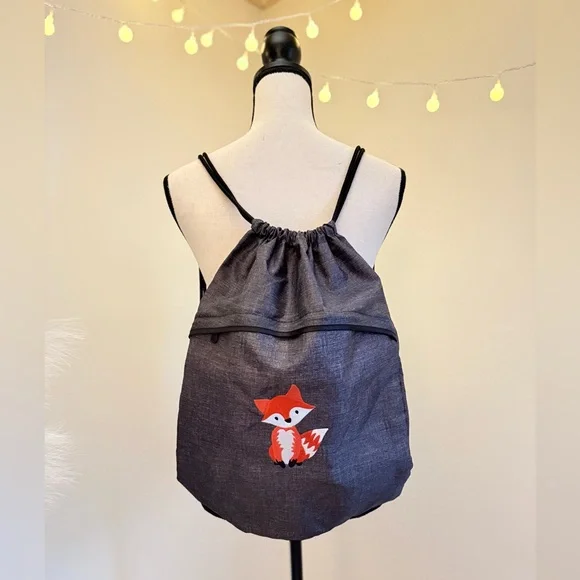 Thirty-One‎ Orange Fox String Bag